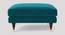 Charlbury Ottoman Color in T Blue (Teal Blue) by Urban Ladder - Design 1 Side View - 856214