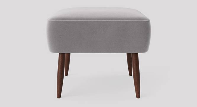 Billie Ottoman Color in Black (Grey) by Urban Ladder - Design 1 Side View - 856223