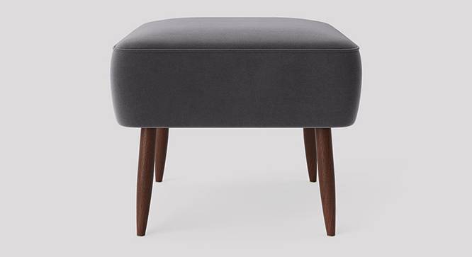 Billie Ottoman Color in Black (Dark Grey) by Urban Ladder - Design 1 Side View - 856235