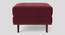 Berlo Ottoman Color in Dark Grey (Maroon) by Urban Ladder - Design 1 Side View - 856244