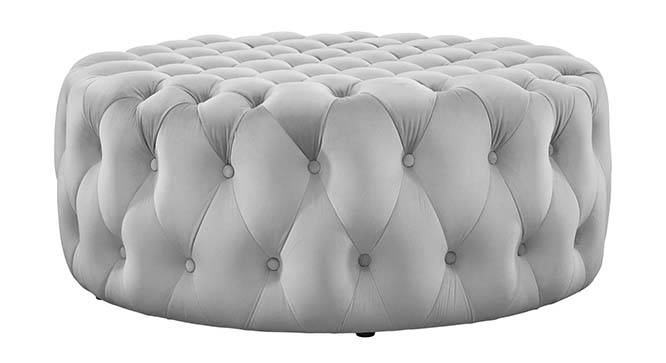 Kolden Ottoman Color in Maroon (Grey) by Urban Ladder - Design 1 Side View - 856250