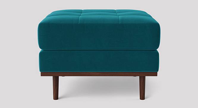 Berlo Ottoman Color in Dark Grey (Teal Blue) by Urban Ladder - Design 1 Side View - 856258
