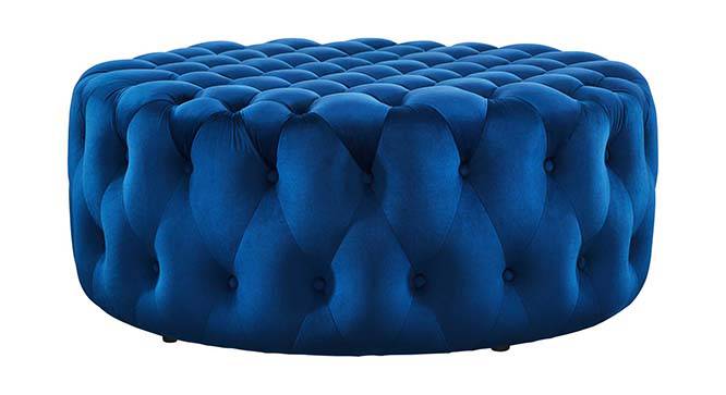 Kolden Ottoman Color in Maroon (Navy Blue) by Urban Ladder - Design 1 Side View - 856259