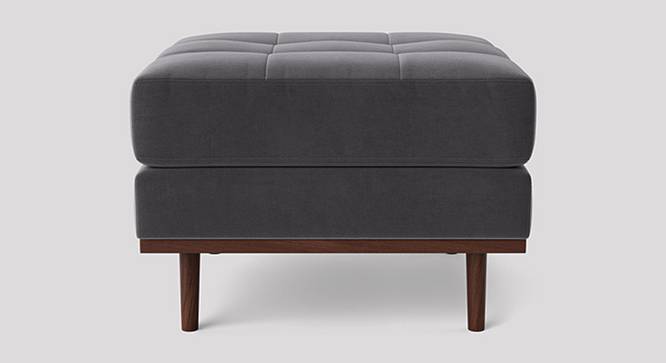 Berlo Ottoman Color in Dark Grey (Dark Grey) by Urban Ladder - Design 1 Side View - 856260