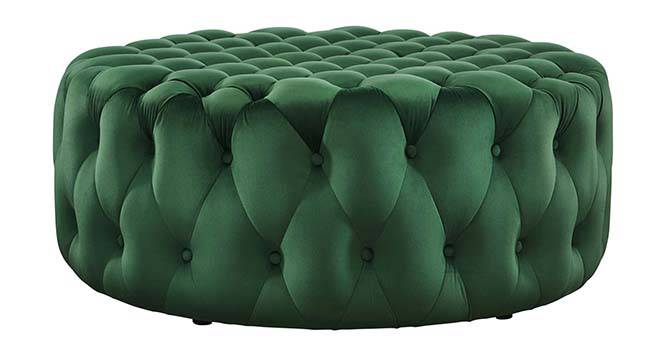 Kolden Ottoman Color in Maroon (Mint Green) by Urban Ladder - Design 1 Side View - 856266