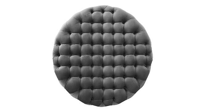 Kolden Ottoman Color in Maroon (Dark Grey) by Urban Ladder - Design 1 Side View - 856272