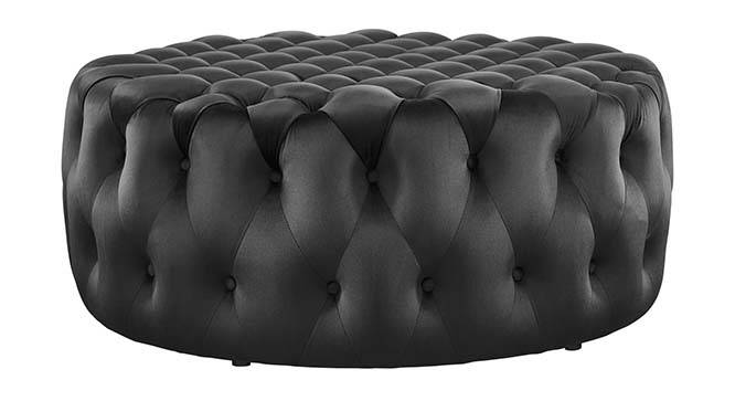Kolden Ottoman Color in Maroon (Black) by Urban Ladder - Design 1 Side View - 856276