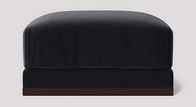 Alesun Ottoman Color in Black (Black) by Urban Ladder - Design 1 Side View - 856285