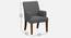 Bertly Accent chair Velvet in Grey Color (Grey) by Urban Ladder - Ground View Design 1 - 856321