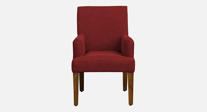 Bertly Accent chair Velvet in Grey Color (Maroon) by Urban Ladder - Design 1 Side View - 856325