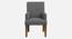 Bertly Accent chair Velvet in Grey Color (Grey) by Urban Ladder - Design 1 Side View - 856326