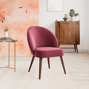 Toled Accent Chair in Maroon Colour-image-4