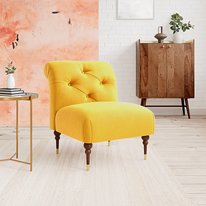 home lifestylez Tybalt Accent Chair in Yellow Colour-picture-11