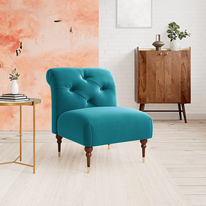 Tybalt Accent Chair in Teal Blue Colour-image-10