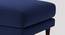 Turin Ottoman Color in Black (Navy Blue) by Urban Ladder - Ground View Design 1 - 856414