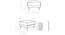Turin Ottoman Color in Black (Mint Green) by Urban Ladder - Rear View Design 1 - 856458
