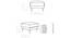 Turin Ottoman Color in Black (Navy Blue) by Urban Ladder - Rear View Design 1 - 856459