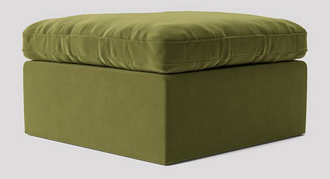 Seattle Ottoman Color in T Blue (Mint Green) by Urban Ladder - Front View Design 1 - 856496