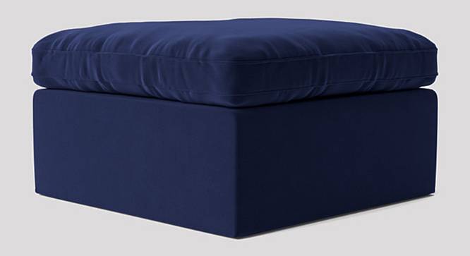 Seattle Ottoman Color in T Blue (Navy Blue) by Urban Ladder - Front View Design 1 - 856498