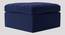 Seattle Ottoman Color in T Blue (Navy Blue) by Urban Ladder - Front View Design 1 - 856498