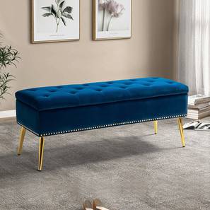 home lifestylez Kajana 2 Seater Ottoman with Storage Color in Orange-picture-20