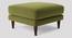 Turin Ottoman Color in Black (Mint Green) by Urban Ladder - Front View Design 1 - 856506