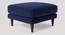 Turin Ottoman Color in Black (Navy Blue) by Urban Ladder - Front View Design 1 - 856509
