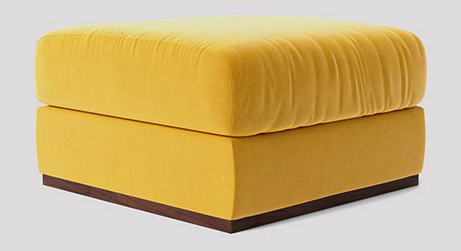 Royse Ottoman Color in T Blue (Yellow) by Urban Ladder - Front View Design 1 - 856531