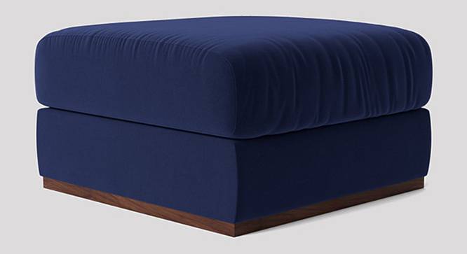 Royse Ottoman Color in T Blue (Navy Blue) by Urban Ladder - Front View Design 1 - 856538