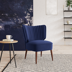 home lifestylez Duke Accent Chair in Navy Blue Colour-picture-11