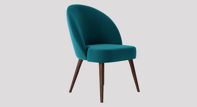 Toled Accent chair Velvet in Maroon Color (Teal Blue) by Urban Ladder - Front View Design 1 - 856572