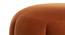 Gilbert Ottoman Color in Dark Grey (Orange) by Urban Ladder - Design 1 Side View - 856598