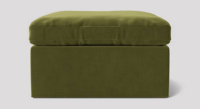 Seattle Ottoman Color in T Blue (Mint Green) by Urban Ladder - Design 1 Side View - 856599