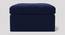 Seattle Ottoman Color in T Blue (Navy Blue) by Urban Ladder - Design 1 Side View - 856602