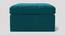 Seattle Ottoman Color in T Blue (Teal Blue) by Urban Ladder - Design 1 Side View - 856603