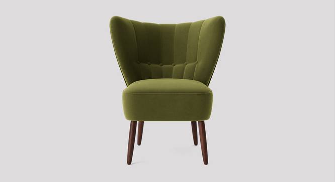 Fitz Accent chair Velvet in Maroon Color (Mint Green) by Urban Ladder - Design 1 Side View - 856607