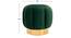 Gilbert Ottoman Color in Dark Grey (Green) by Urban Ladder - Rear View Design 1 - 856636