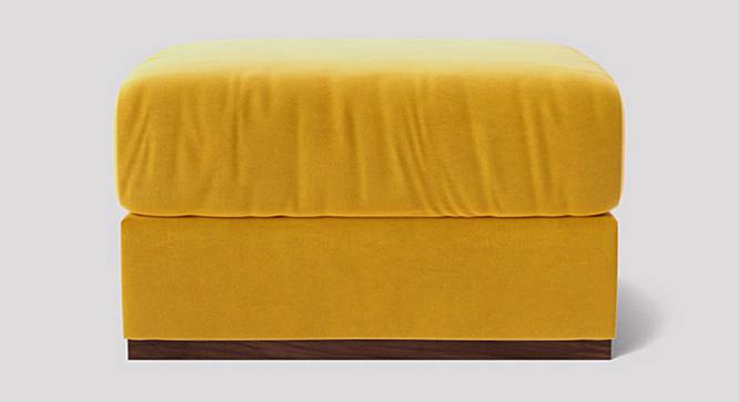 Royse Ottoman Color in T Blue (Yellow) by Urban Ladder - Design 1 Side View - 856648