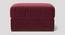 Royse Ottoman Color in T Blue (Maroon) by Urban Ladder - Design 1 Side View - 856653