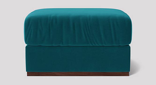 Royse Ottoman Color in T Blue (Teal Blue) by Urban Ladder - Design 1 Side View - 856664