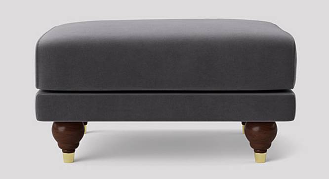 Weterlo Ottoman Color in Dark Grey (Dark Grey) by Urban Ladder - Design 1 Side View - 856678