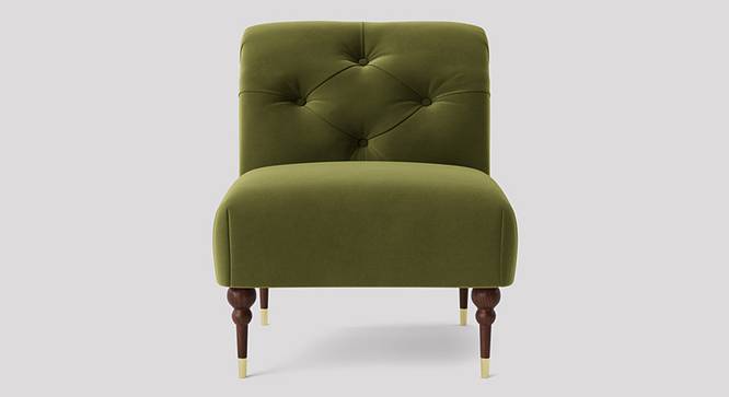 Tybalt Accent chair Velvet in Maroon Color (Mint Green) by Urban Ladder - Design 1 Side View - 856715