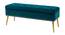 Kajana 2 Seater Ottoman with Storage Color in Orange (Teal Blue) by Urban Ladder - Front View Design 1 - 856742