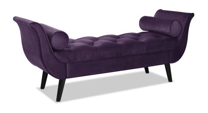 Foten 2 Seater Ottoman with Storage Color in Grey (Purple) by Urban Ladder - Front View Design 1 - 856751