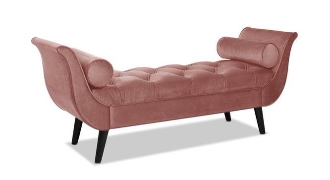 Foten 2 Seater Ottoman with Storage Color in Grey (Pink) by Urban Ladder - Front View Design 1 - 856753