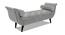 Foten 2 Seater Ottoman with Storage Color in Grey (Grey) by Urban Ladder - Front View Design 1 - 856755