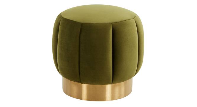 Gilbert Ottoman Color in Dark Grey (Mint Green) by Urban Ladder - Front View Design 1 - 856758