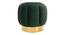 Gilbert Ottoman Color in Dark Grey (Green) by Urban Ladder - Front View Design 1 - 856760