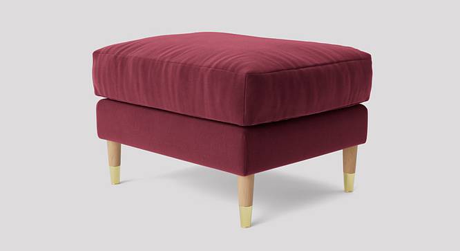 Rieti Ottoman Color in T Blue (Maroon) by Urban Ladder - Front View Design 1 - 856803
