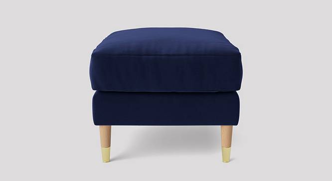 Rieti Ottoman Color in T Blue (Navy Blue) by Urban Ladder - Design 1 Side View - 856810